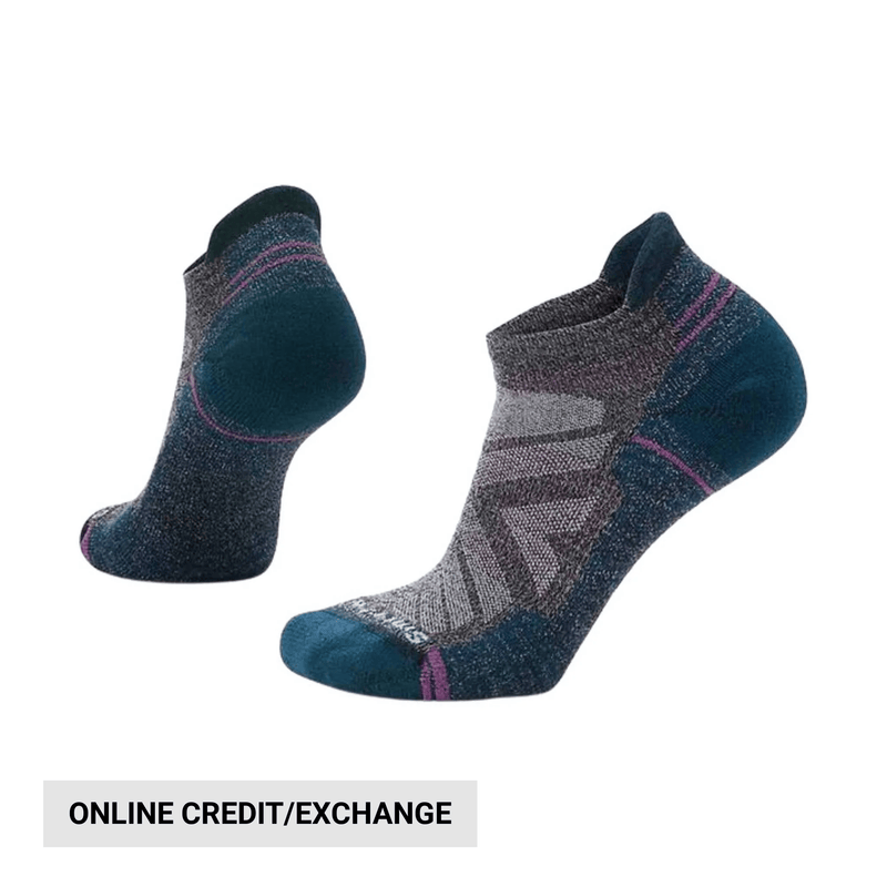 Smartwool Women's Hike Light Cushion Low Ankle Socks - Charcoal Light Gray