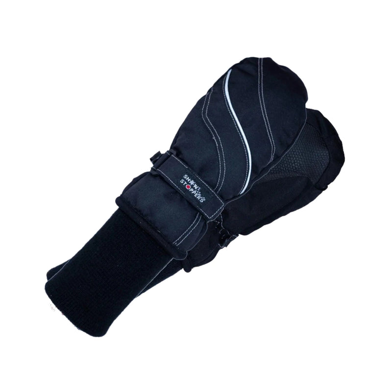 SnowStoppers Kids' Ski and Snowboard Mittens - Black