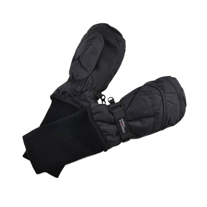 SnowStoppers Kids' Original Extended Cuff Mittens - Black