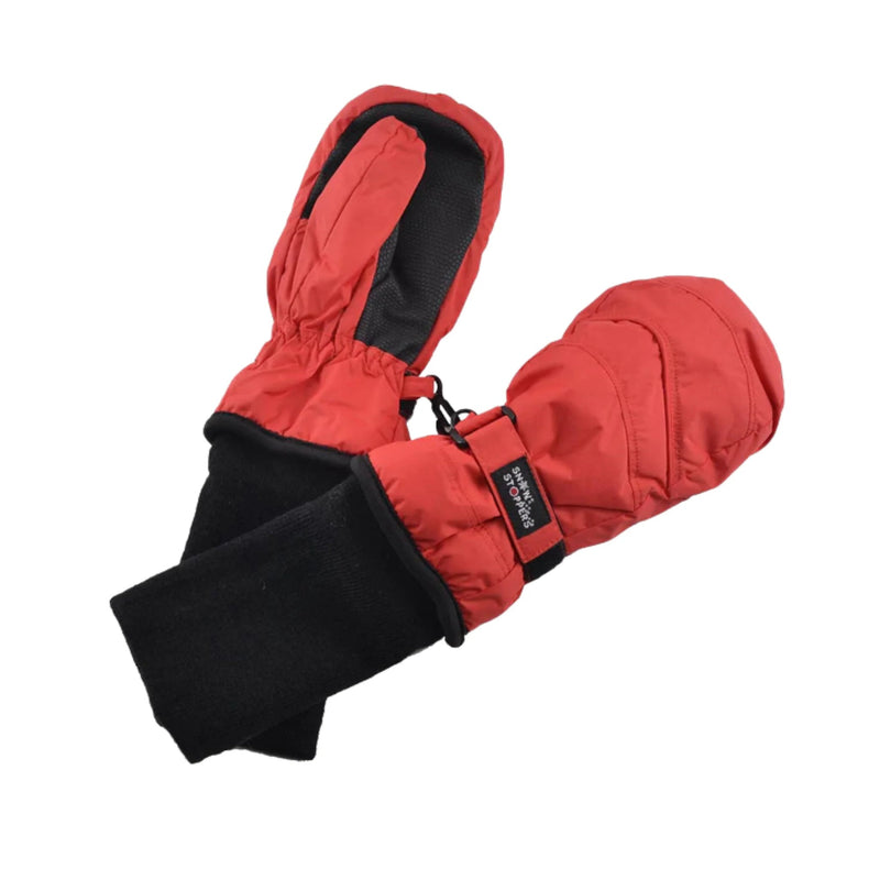 SnowStoppers Kids' Original Extended Cuff Mittens - Red