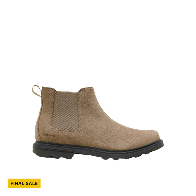 Sorel Men's Cyprus Waterproof Chelsea Boots - Khaki II/ Jet