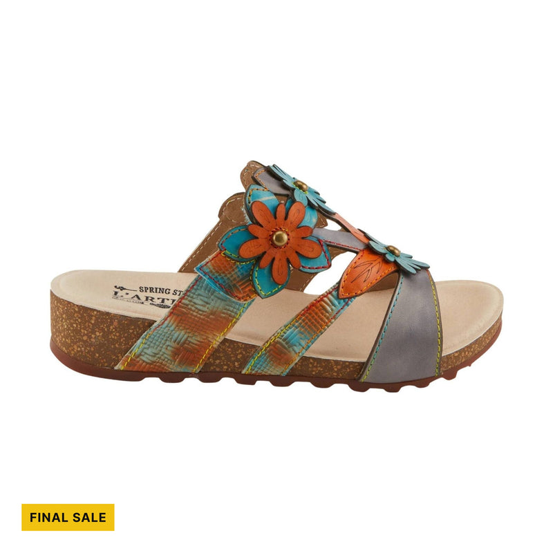 Spring Step L'artiste Women's Lavonda Sandals - Grey Multi