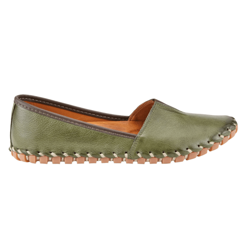 Spring Step Women's Kathaleta Shoes - Olive Green