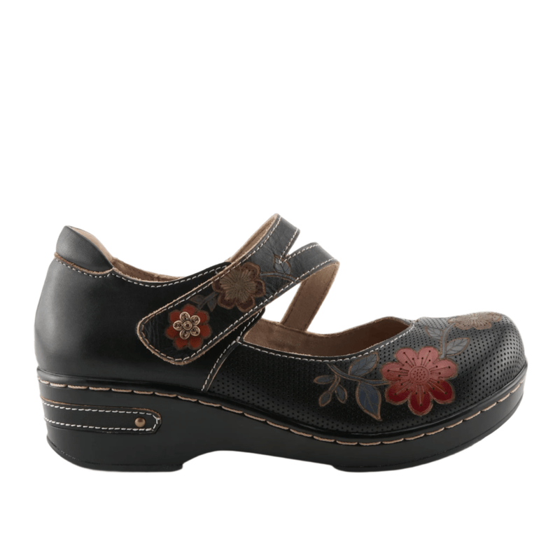 Spring Step Women's L'artiste Mamataish Clog - Black Multi