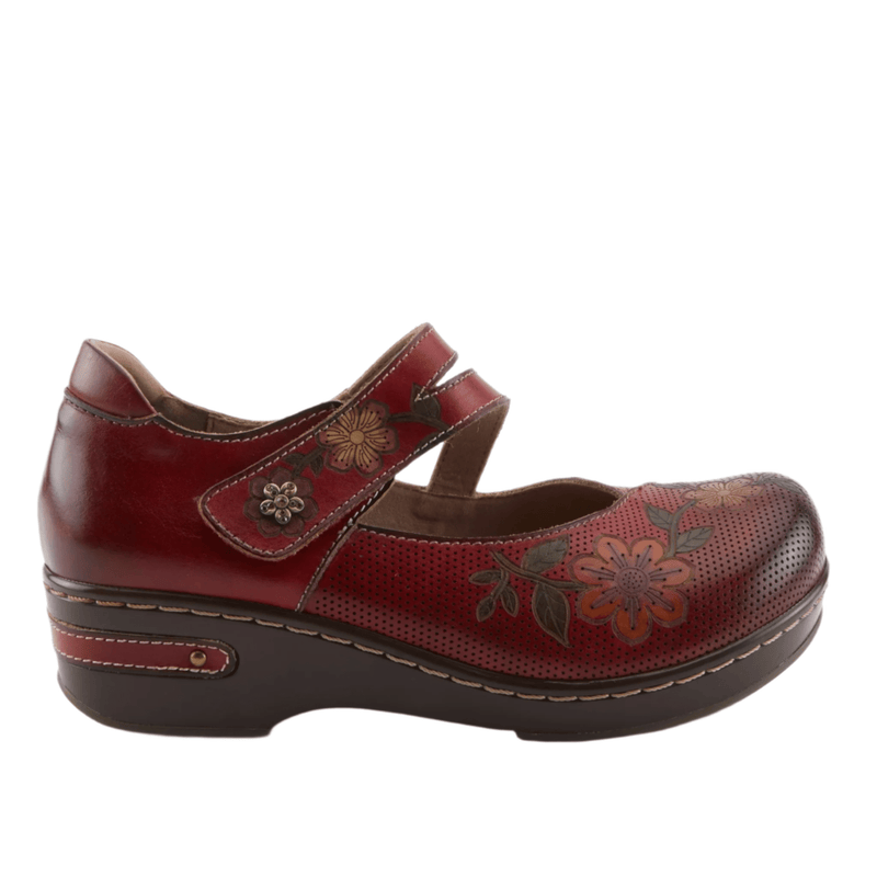 Spring Step Women's L'artiste Mamataish Clog - Red Multi