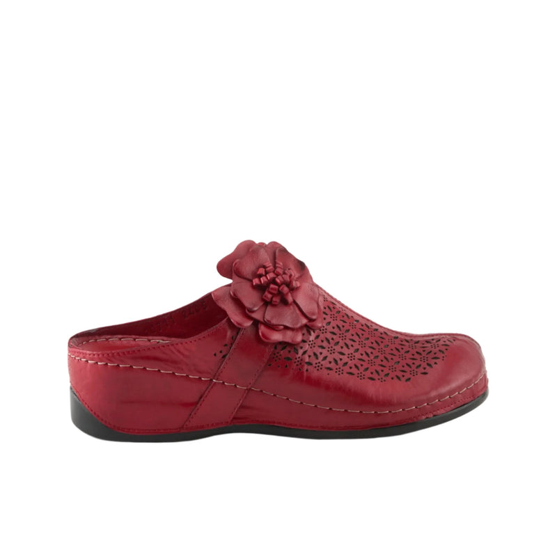 Spring Step Women's Lilybean Clog - Red