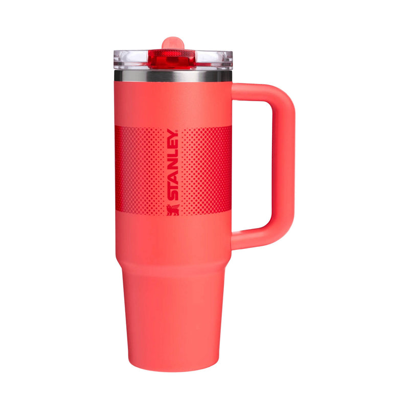 Stanley The Quencher Pro Tour Flip Straw Tumbler 30 oz - Hot Coral Fade