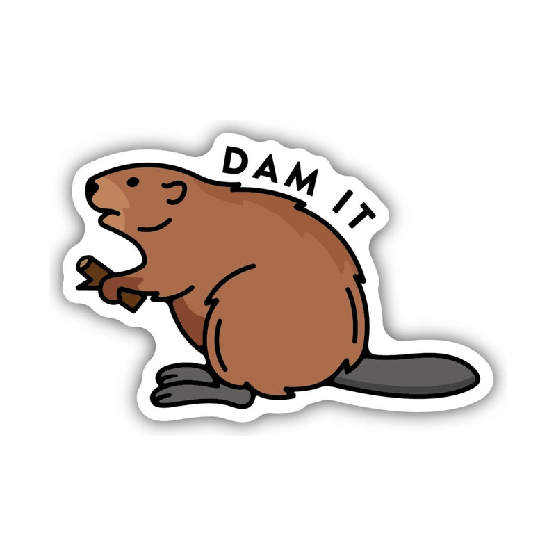 Sticker Northwest Dam It Beaver