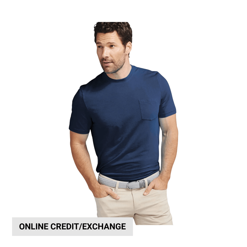 Tasc Men's Seaside Pocket T Shirt - Navy