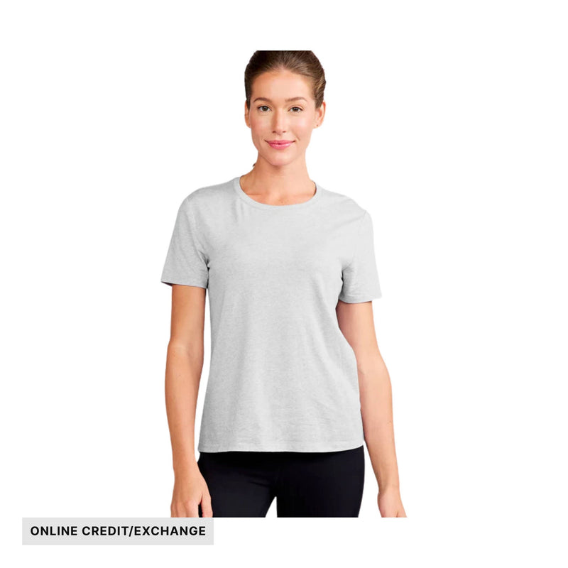 Tasc Women's All Day Short Sleeve T Shirt - Light Grey Heather