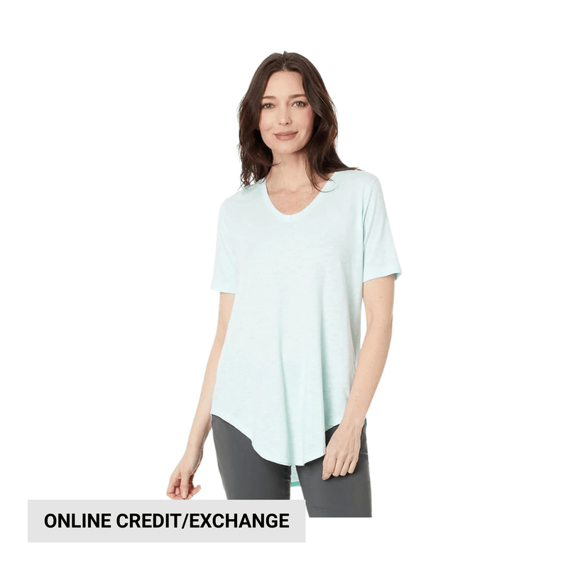 Tasc Women's Longline Boyfriend T Shirt - Serene
