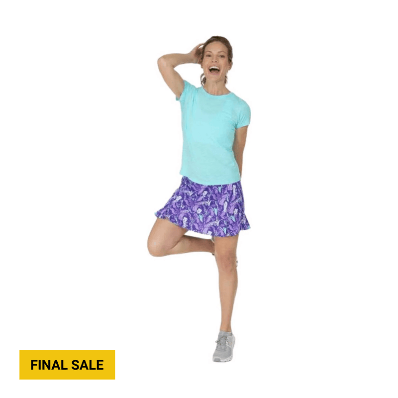 Tasc Women's Rhythm Skirt 13in - Purple Tropics