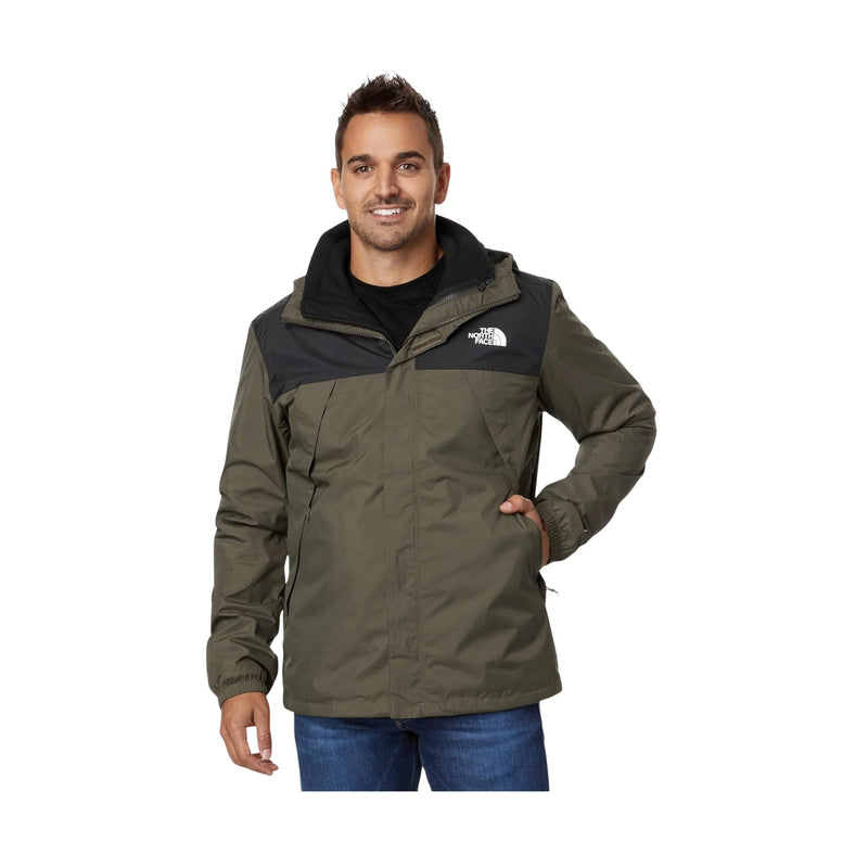 The North Face Men's Antora Triclimate Jacket - Taupe Green/Black