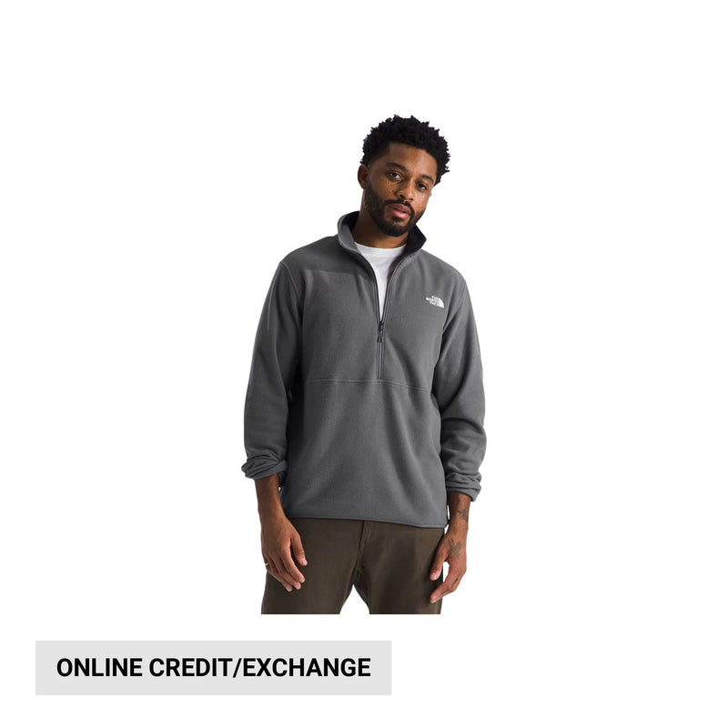 The North Face Men's Glacier Fleece Half Zip - Smoked Pearl