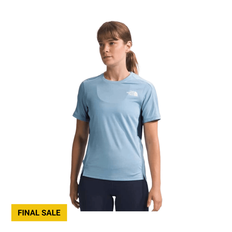 The North Face Women's Sunriser Short Sleeve - Steel Blue/Summit Navy