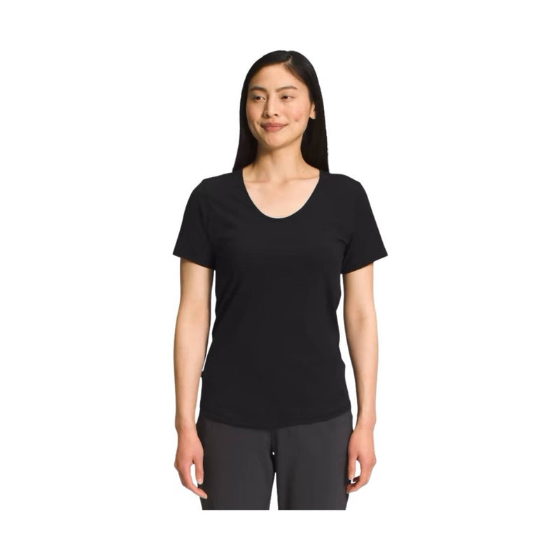 The North Face Women's Terrain Short Sleeve Scoop-Neck Tee - Black
