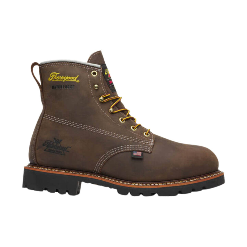 Thorogood Men's American Legacy 6 Inch 400G Insulated Waterproof Work Boot - Crazy Horse