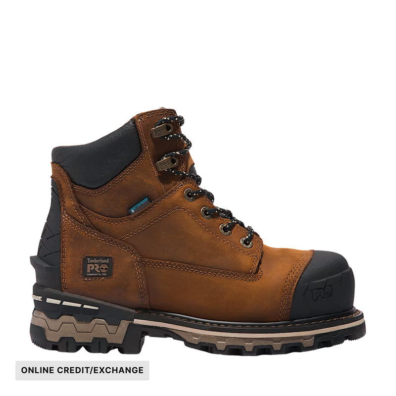 Timberland Pro Women's Boondock 6 Inch Waterproof Composite Toe Work Boots - Brown