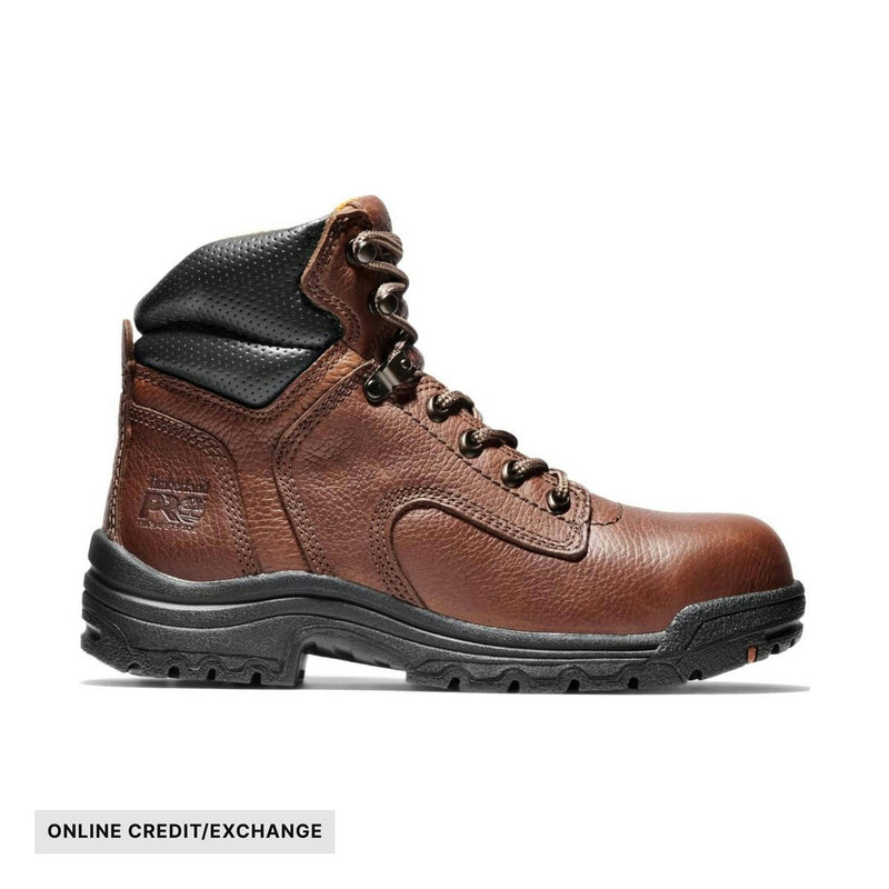 Timberland Pro Women's Titan 6 Inch Alloy Toe Boot - Coffee Full Grain