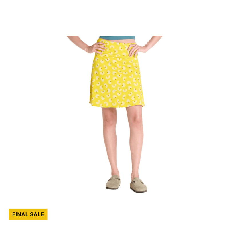 Toad & Co Women's Chaka Skirt - Sulphur Half Daisy