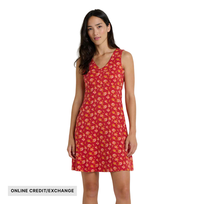 Toad & Co Women's Rosemarie Sleeveless Dress - Crabapple Print