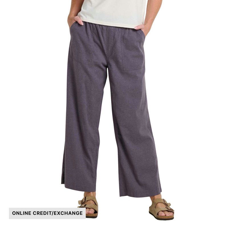 Toad & Co Women's Taj Hemp Wide Leg Pant - Ash