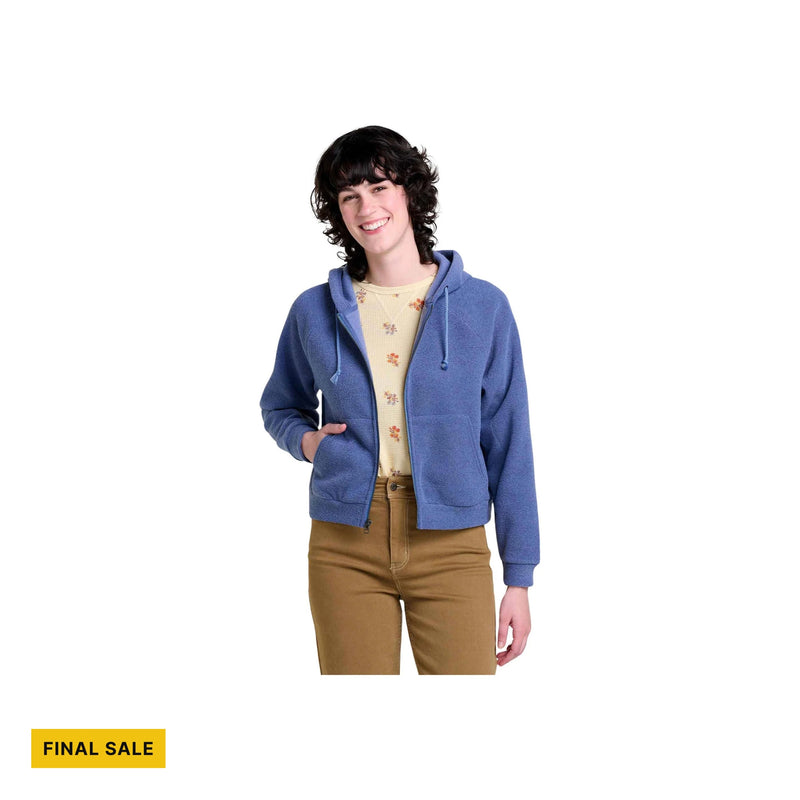 Toad & Co Women's Whitney Terry Zip Hoodie - Kyanite