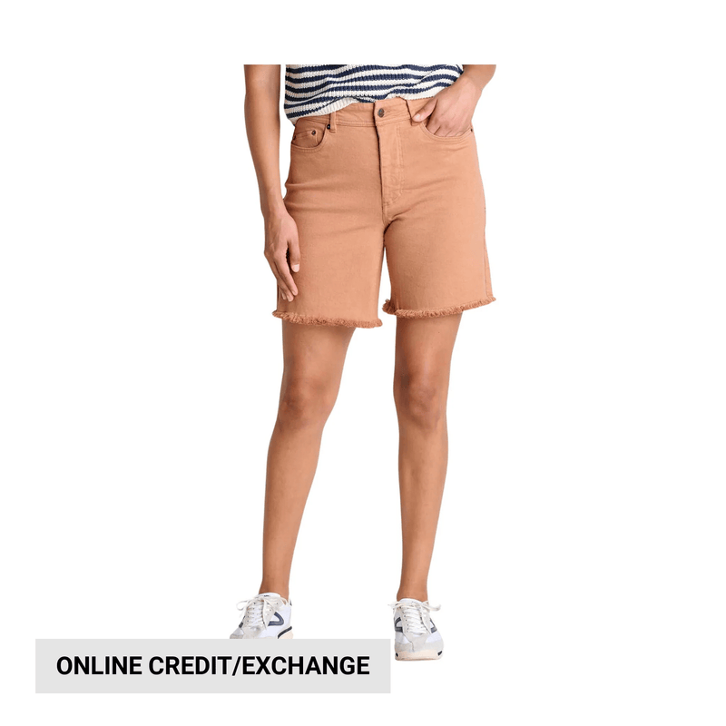 Toad & Co Women's Balsam Seeded Cutoff Short - Hazel