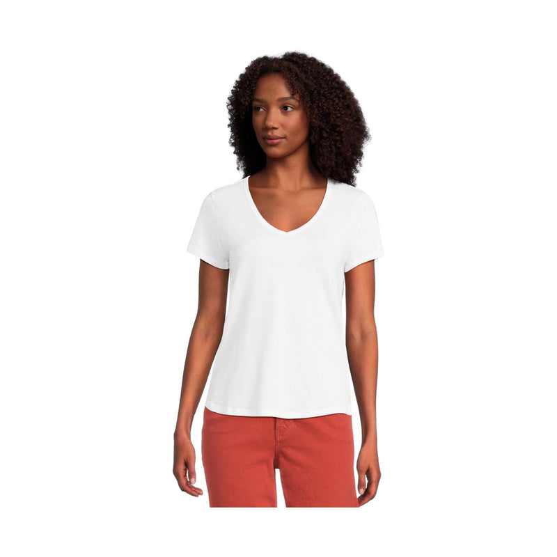 Toad & Co Women's Marley II Short Sleeve Tee - True White