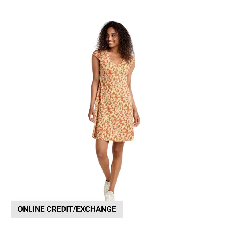 Toad & Co Women's Rosemarie Dress - Mango Daisy Field