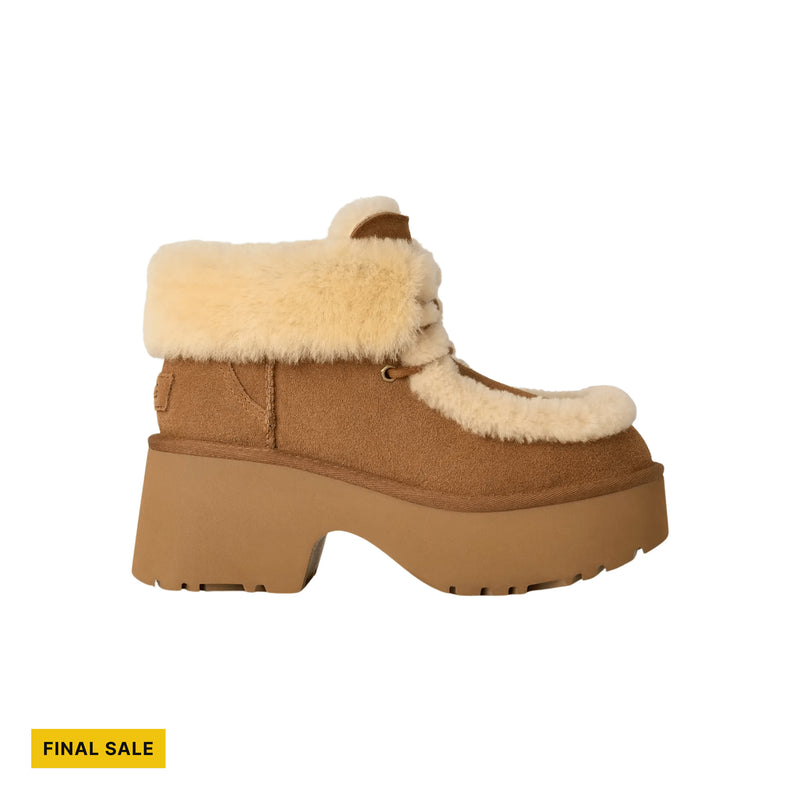 UGG Women's Esmee Lace Up Boots - Chestnut