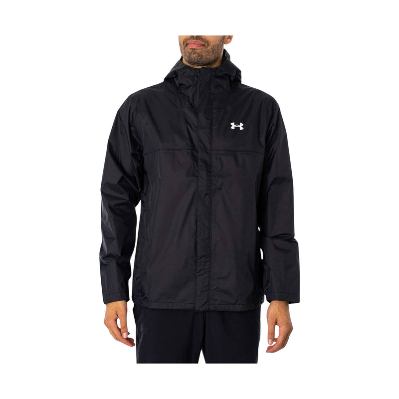 Under Armour Men's Cloudstrike Rain Jacket - Black/White