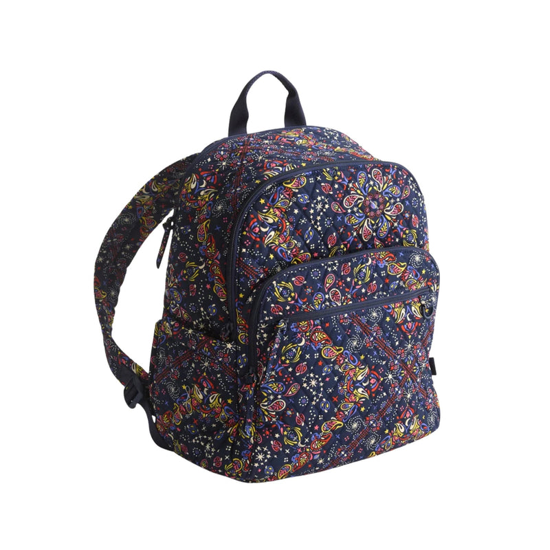 Vera Bradley Bancroft Backpack - Starry Paisley In Premium Cotton