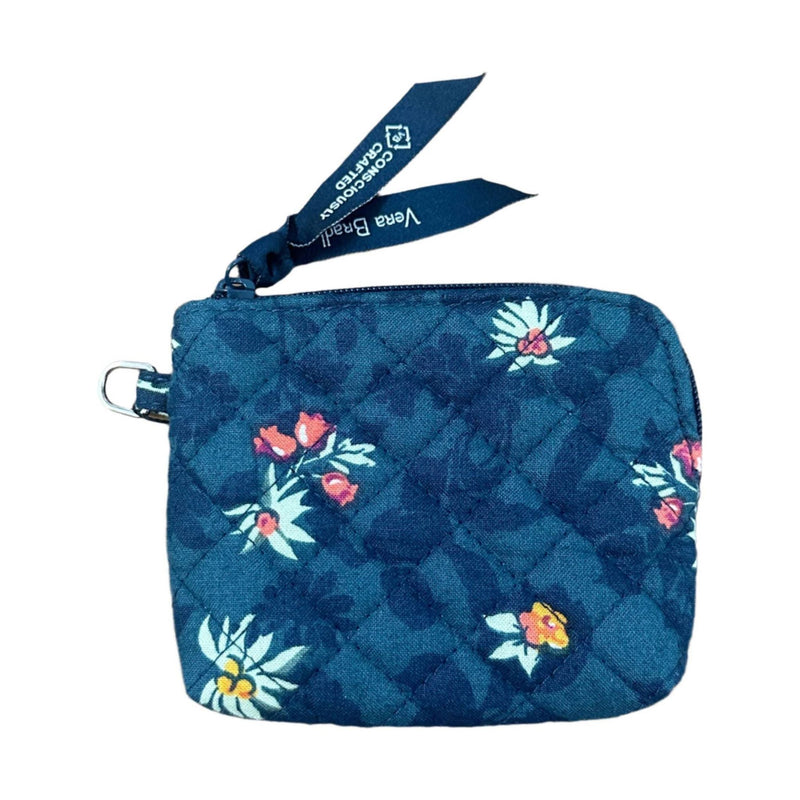 Vera Bradley Coin Purse - Fresh Cut Floral Green