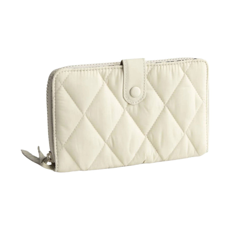 Vera Bradley Large Tab Wallet In Featherweight - Pumice Stone