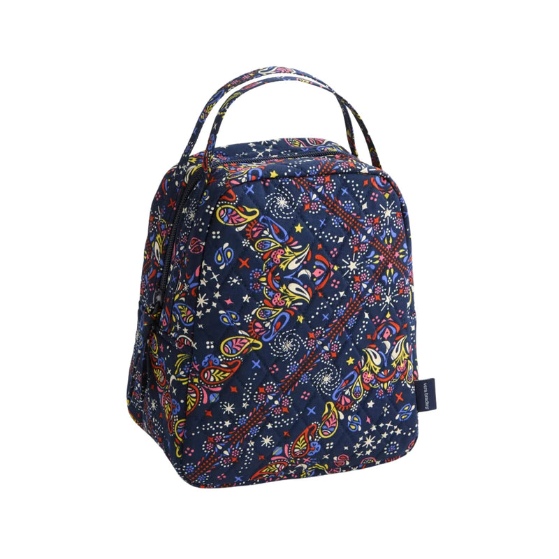 Vera Bradley Lunch Bag - Starry Paisley In Premium Cotton