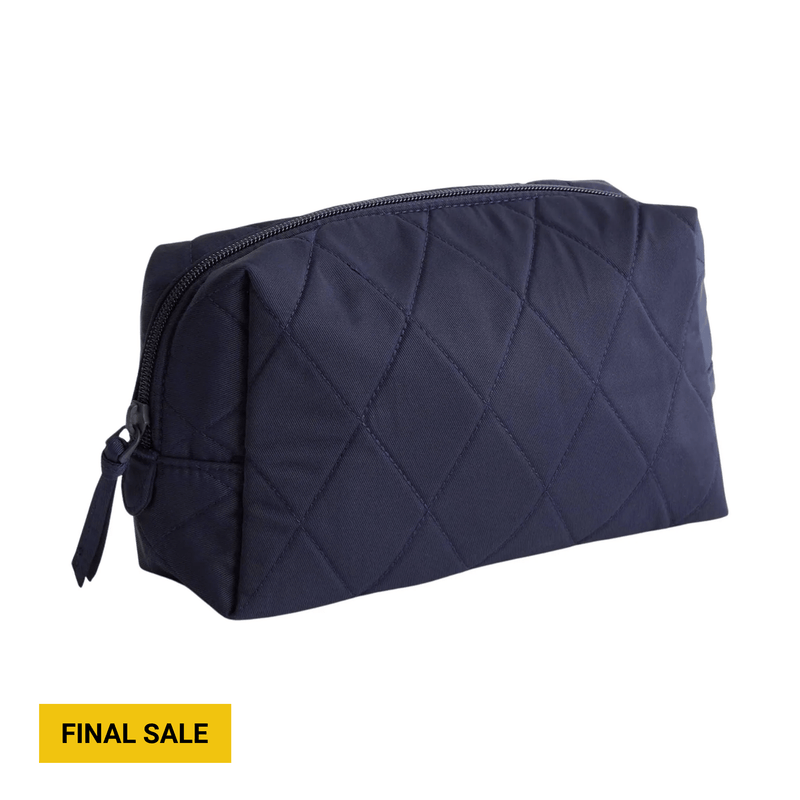 Vera Bradley Medium Cosmetic Bag - Peacoat In Performance Twill