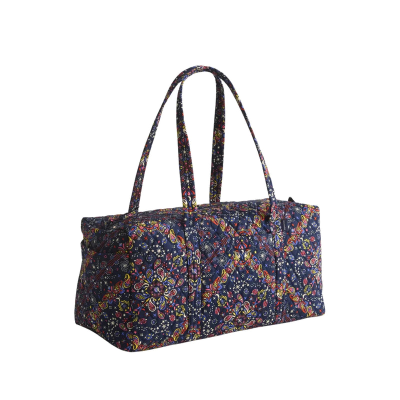 Vera Bradley Original Duffel - Starry Paisley In Premium Cotton