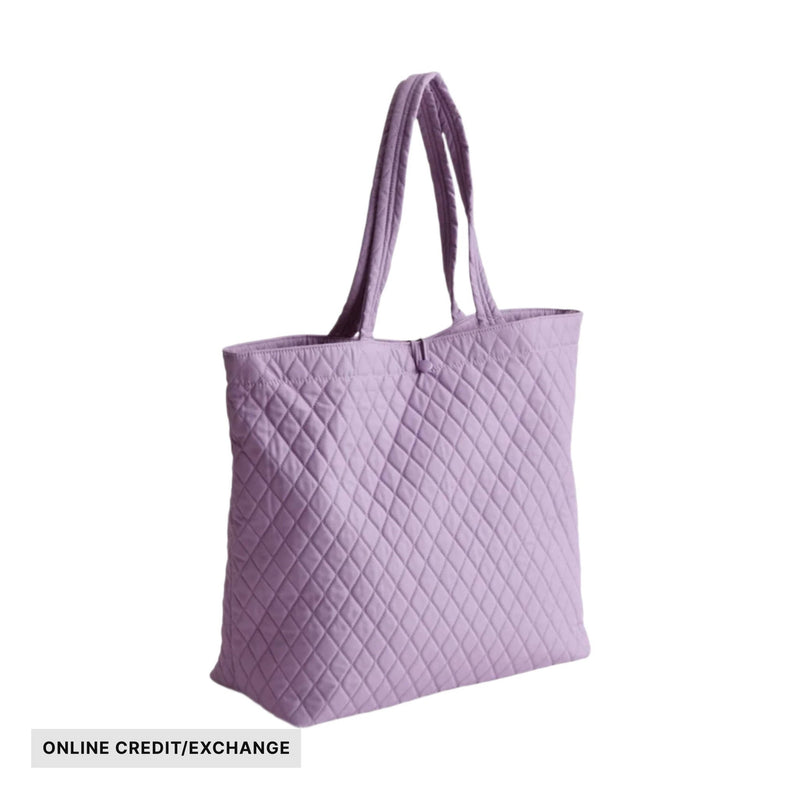 Vera Bradley Original Tote Bag - Purple Rhapsody In Premium Cotton