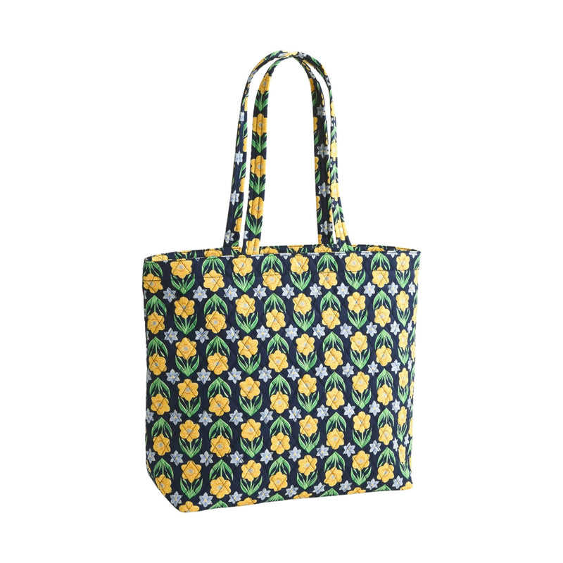 Vera Bradley Original Zip Tote - Daffodils In Premium Cotton
