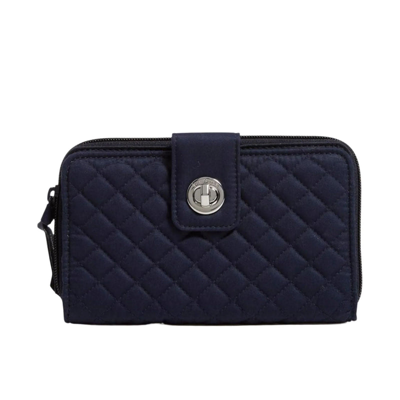 Vera Bradley RFID Turnlock Wallet - Classic Navy