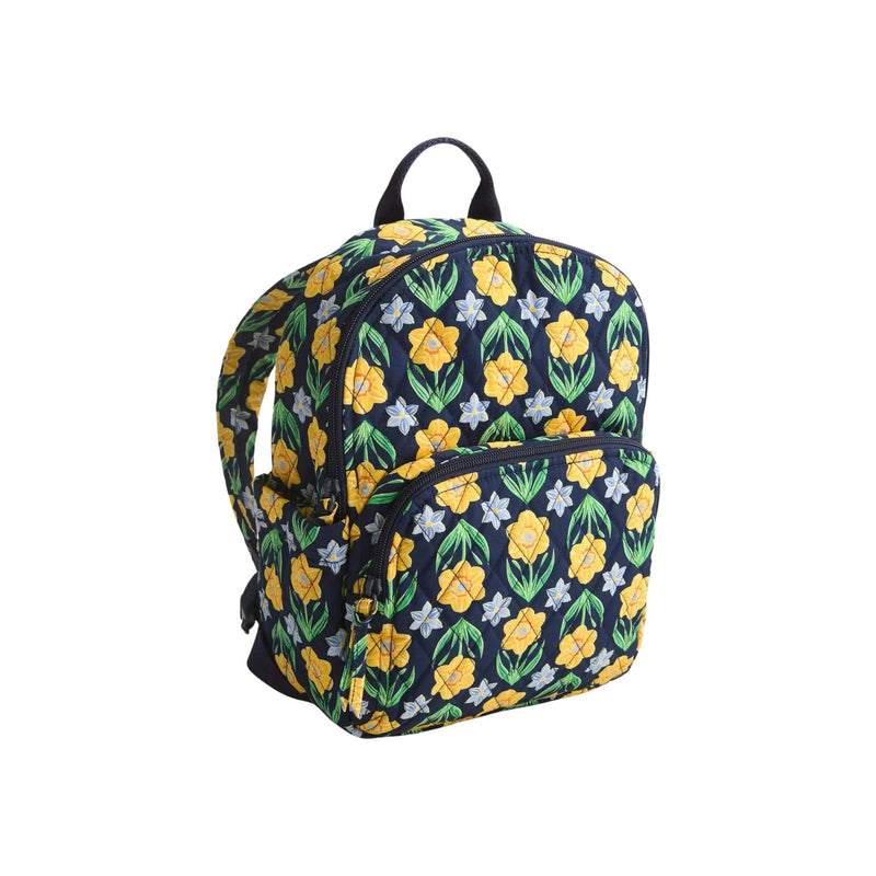 Vera Bradley Small Banbury Backpack - Daffodils In Premium Cotton