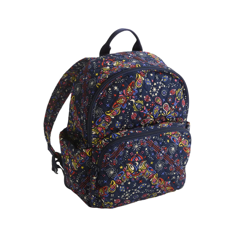 Vera Bradley Small Banbury Backpack - Starry Paisley In Premium Cotton