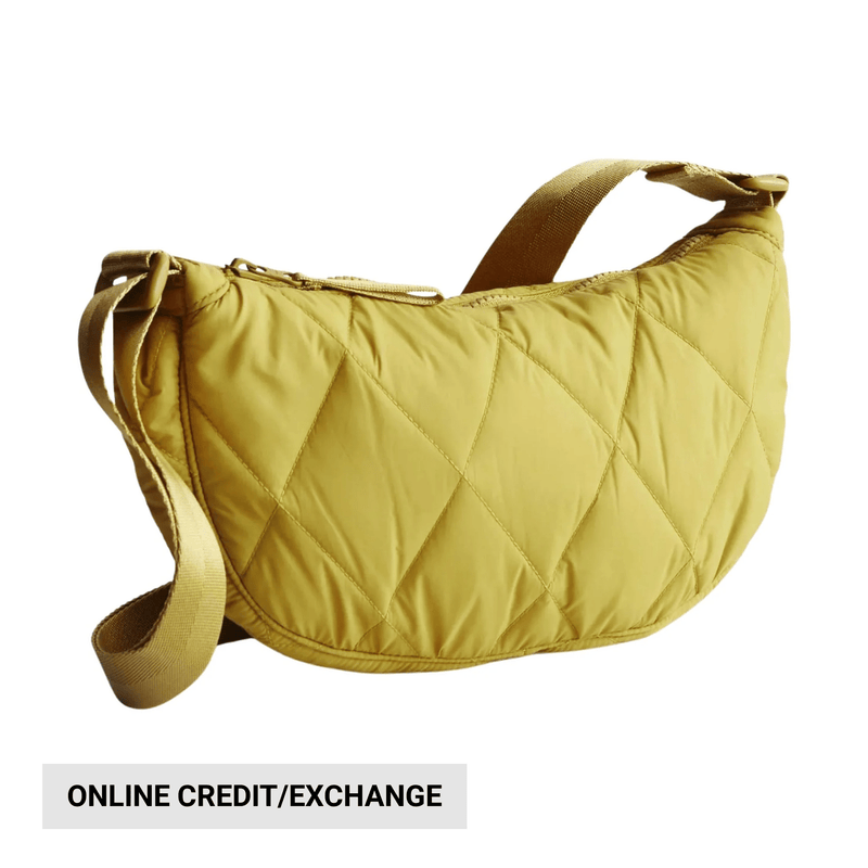 Vera Bradley Springbrook Sling Crossbody - Golden Olive In Featherweight