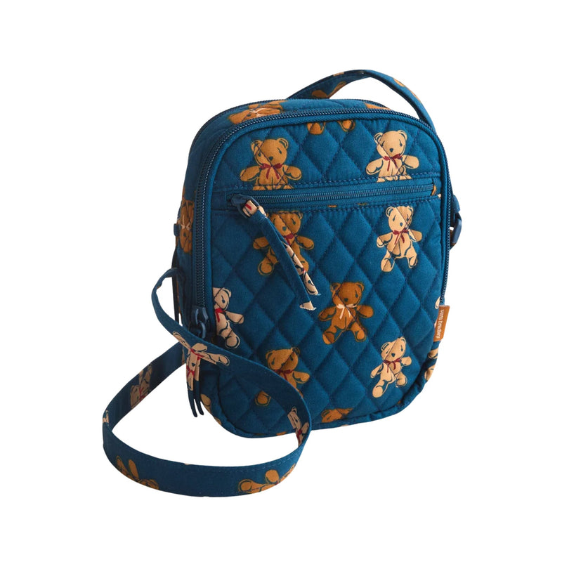 Vera Bradley Sullivan Crossbody - Bunch Of Bears In Premium Cotton