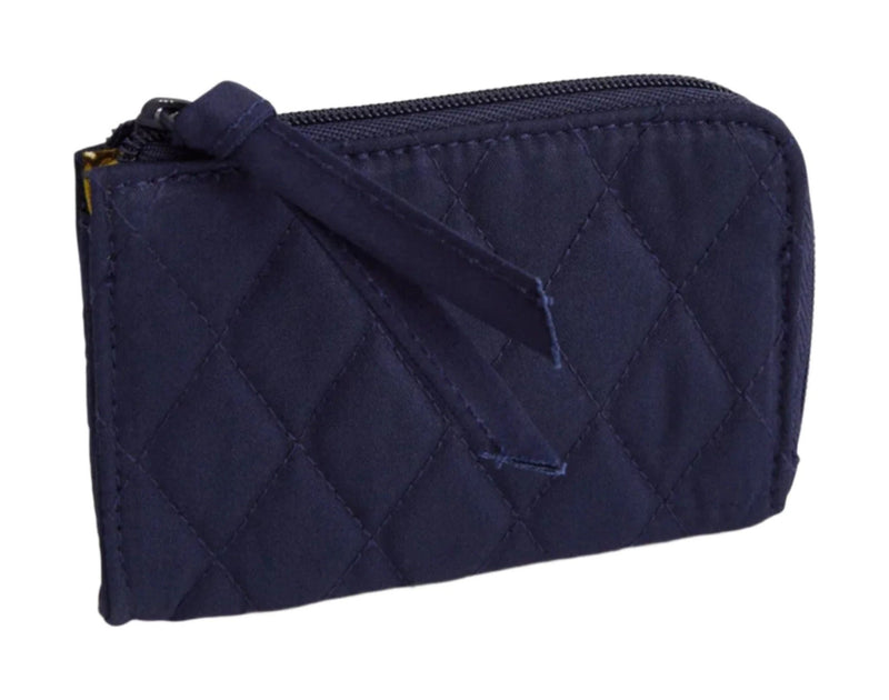 Vera Bradley Zip Card Pouch - Peacoat In Premium Cotton