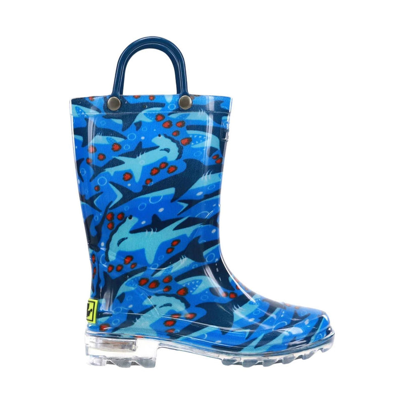 Western Chief Kids' Chase Lighted Rain Boot - Blue