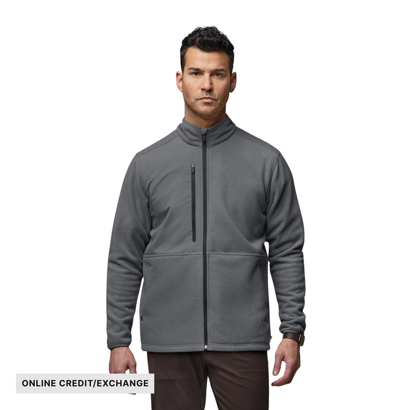 Wink Men's Micro Fleece Zip Jacket - Pewter