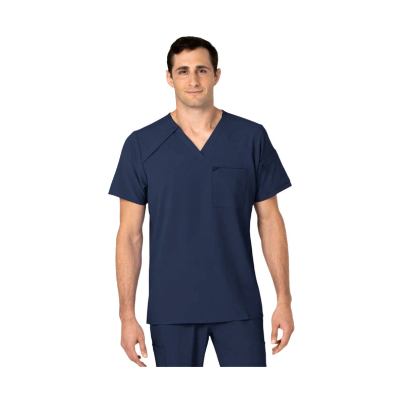 Wink Men's EZ Zip Scrub Top - Navy