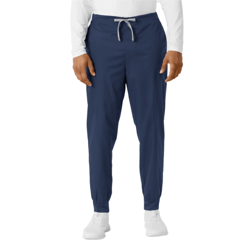 Wink Men's Work Cargo Jogger Scrub Pant - Navy Blue